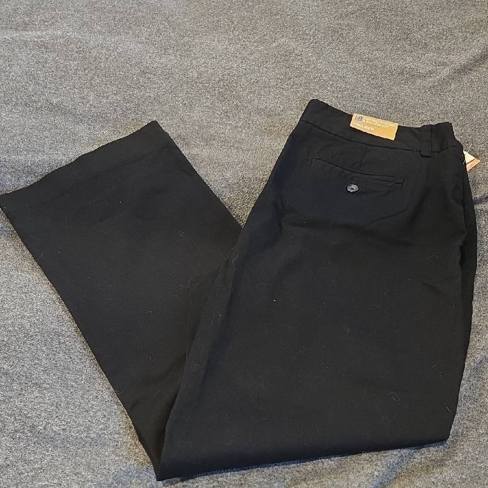 Merona Black Chinos Smooth Fabric Business Casual